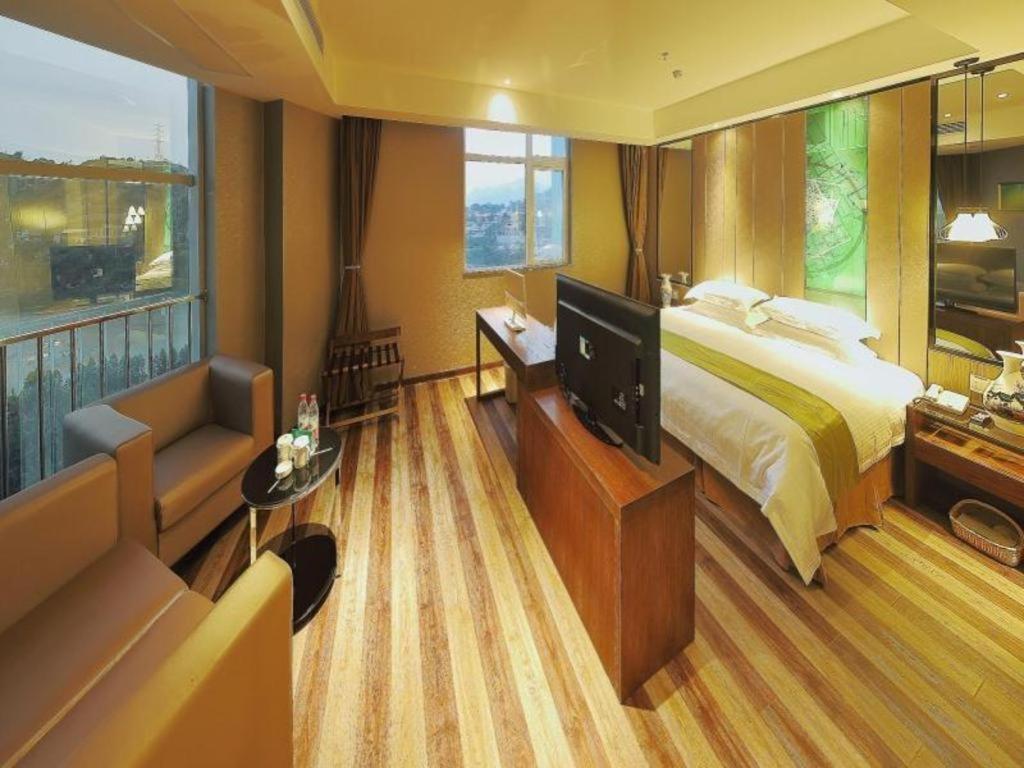 Greentree Inn Fujian Fuzhou Software Park River View Business Hotel Exterior foto